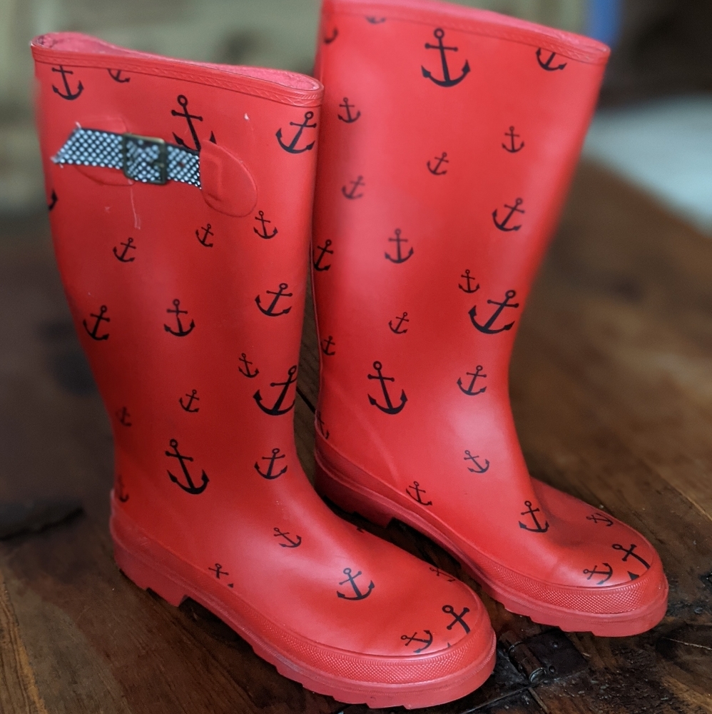 J. Crew Factory Rain Boots size 7